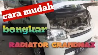 Cara membongkar radiator grandmax