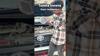 Toyota Innova Crysta Horn install #kanchicardecors #trendingreels #short #reelsvideo #accessories