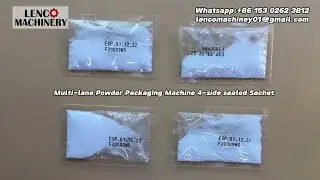 Multi-lane Powder Packaging Machine for Dry Fruit Drink Coffee Spice Powder #sachetpackingmachine