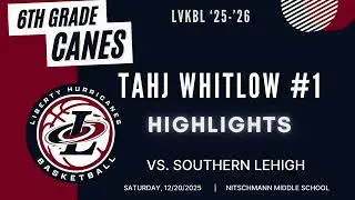 Tahj Whitlow #1 had an explosive game against Southern Lehigh finishing with a season high 24 pts