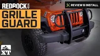 Jeep Wrangler (2007-2017 JK) RedRock 4x4 Grille Guard Review & Install