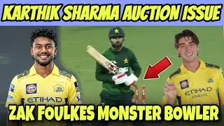 Zak Foulkes New Monster 🥵| Karthik Sharma Worst Buying 🤯 | CSK IPL 2026 NEWS 