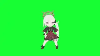 Greenscreen MTSK dancin' (Blue archive)