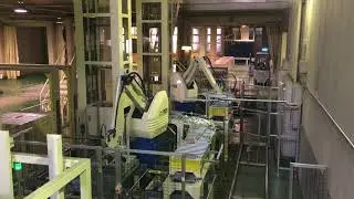 Fuji Robotic 2-Story Palletizing System