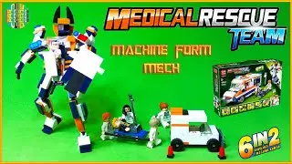 LEGO Medical Rescue Team Machine Form Mech LEGO Bricks Compatible