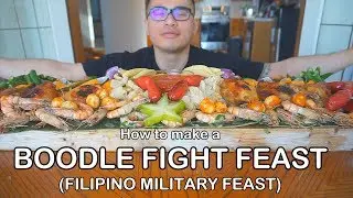 How to make a BOODLE FIGHT FEAST (Filipino Military Feast)