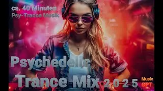 Psychedelic Trance Mix 2025 - Psytrance Musik Mix - Musicgpt laser rgb