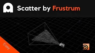 All About Scattering - 010 - Scatter only where camera can see - Houdini Tutorial - Beginners