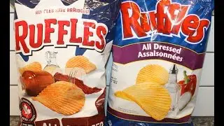 Ruffles All Dressed USA vs. Canada &ndash; Blind taste Test!