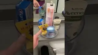 How I restock and prepare our guest bathroom for guests!! #shorts
