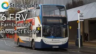 Full Route Visual: 6 Farnborough - Prospect Estate - Farnborough