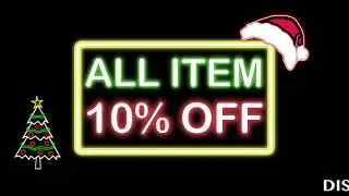 Christmas discount sale