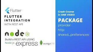 Flutter Tutorial for Beginners - Node JS Backend || MongoDB.