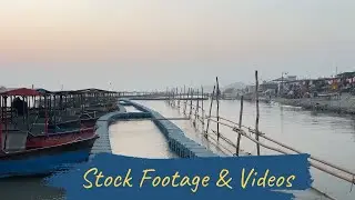 Garh Ganga | Floating Bridge, Boats & Calm Morning on River Ganga