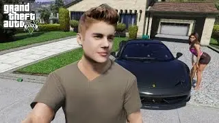 JUSTIN BIEBER PLAYS GTA 5 (GTA 5 VLOG)