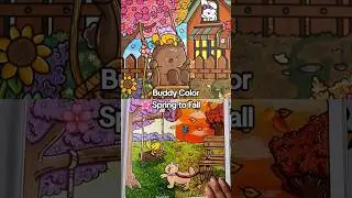 Buddy color with @callalily_van 💖 #bogikicoloring #bogikispringmoments #buddycolor