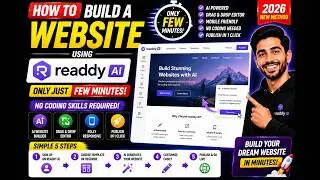 How to build a website using readdy AI only just in few minutes no coding skills required 2026