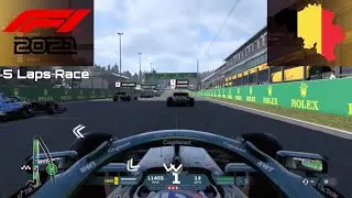 F1 2021 GAME | 5 Laps Race Belgian - Sebastian Vettel | PS4 Gameplay