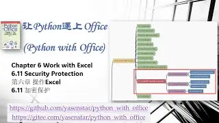 Python with Office 040 - Work with Excel - 6-11 protect excel 保护电子表格