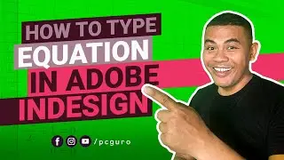 Вставить уравнение в Adobe InDesign CC
