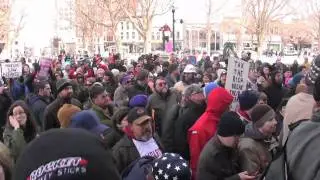 The Scene as protesters are let into the Capitol