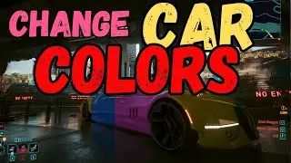 Cyberpunk 2077: How to Change Car Colors
