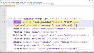 Basic JavaScript part-08(Basic form Validation)