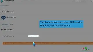 How to Change PHP Version via CloudLinux Selector in DirectAdmin   SiveHost