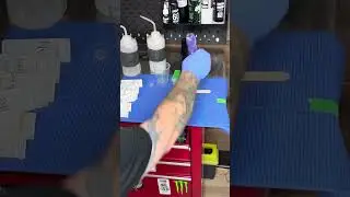How to set up tattoo station for beginners including how to wrap tattoo machine!