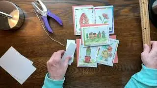 Tiny Watercolor Bookmarks for Mini Greeting Cards #minibookmarks #watercolor #bookmarkmaking