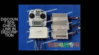 Remote Control Crawler Lawn Mower Controller 250W Fixed Speed Cruise 24V48V Brushed Motor Control Re
