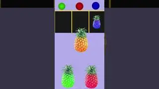 PINEAPPLE 🍍 COLOR PUZZLE 🧩🤯| WAIT FOR END 😱| #shorts