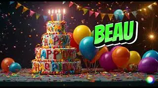 BEAU Happy birthday song || Happy Birthday to You Beau || Happy Birthday Wishes Song With Names