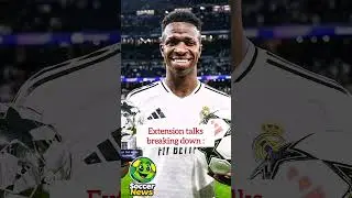 Vinicius Stalls Real Madrid Contract extension #football