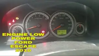 Ford Escape low power check engine lights on.