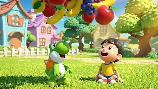 Mario Baby Yoshi Comi&oacute; la Fruta Equivocada | Canciones Infantiles y Rimas para Ni&ntilde;os