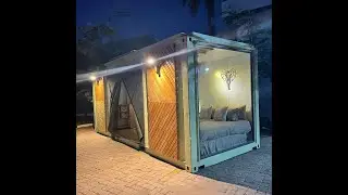 Off-Grid 20 foot Shipping Container Home | Safari Camper | CONTECH