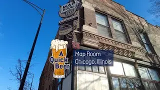 A Quick Beer at the Map Room in Chicago, Illinois