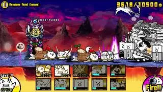 Reindeer Road (Insane): Getting Xmas Pudding Cat - Battle Cats
