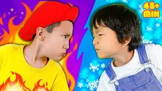 Hot and Cold + More Nursery Rhymes | Kids Songs