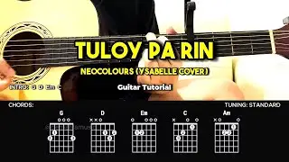 Tuloy Pa Rin - Neocolours (Ysabelle Cover) Easy Guitar Tutorial For Beginners (CHORDS & LYRICS)