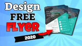 How to Design professional flyer for free 2020
