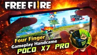 POCO X7 Pro 🔥 Free Fire Four Finger Handcam | Extreme Gameplay