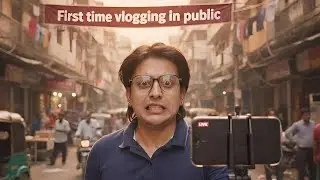 Public Mein Vlogging Pehli Baar&hellip; Bahut Awkward Tha