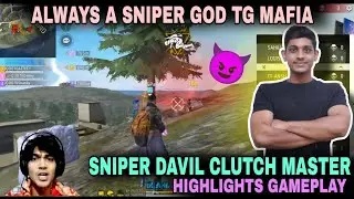 ALWAYS A SNIPER GOD TG MAFIA 😈| SNIPER DAVIL CLUTCH MASTER 😱| FREE FIRE MAX |@EagleEsports17