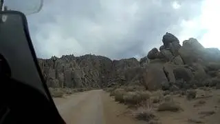 Alabama Hills: Shark Fin loop. Via KLR650