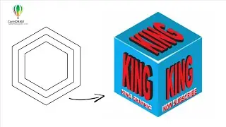 How to create 3D rectangle design in Coreldraw .