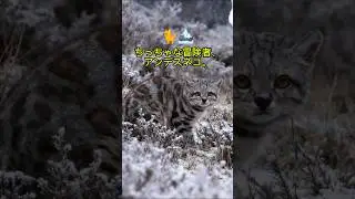 「幻のアンデスネコ」標高4000mを支配する謎の王者 🐆 Ghost of the Andes #shorts