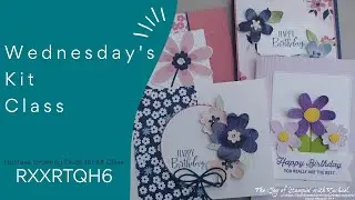 Wednesday's Kit Class- Stampin' UP's Pierced Blooms Dies & In Bloom Stamp Set