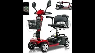 Review: MIHAYO 4-Wheel Mobility Scooter &ndash; Foldable, Lightweight & 25-Mile Range